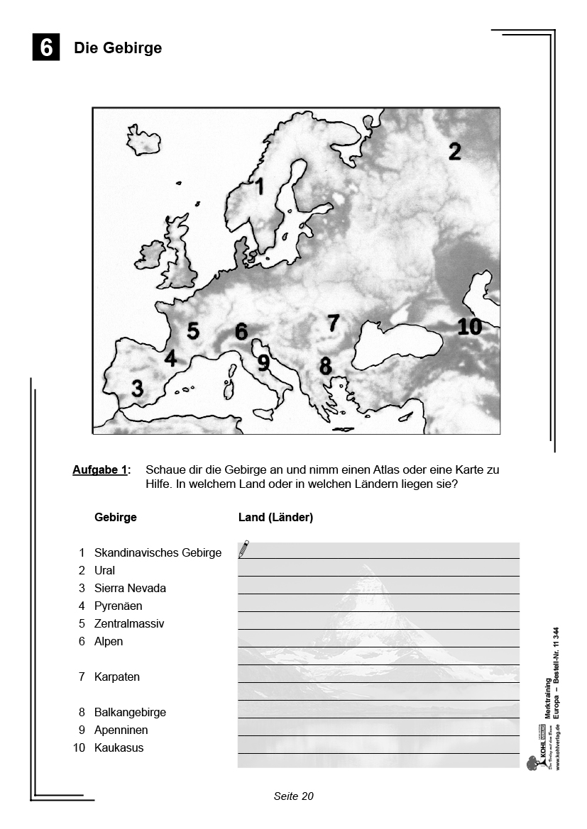 Merktraining Europa