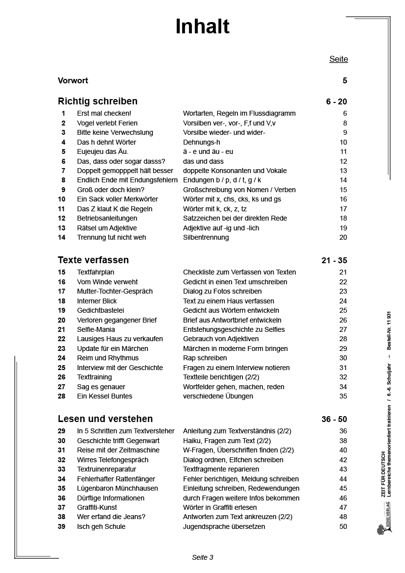 Zeit für Deutsch / Klasse 5-6