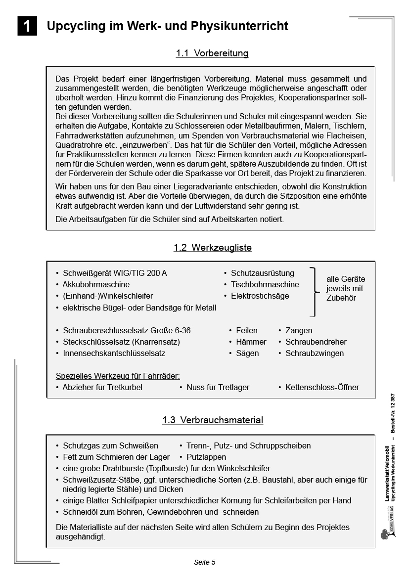 Lernwerkstatt Velomobil