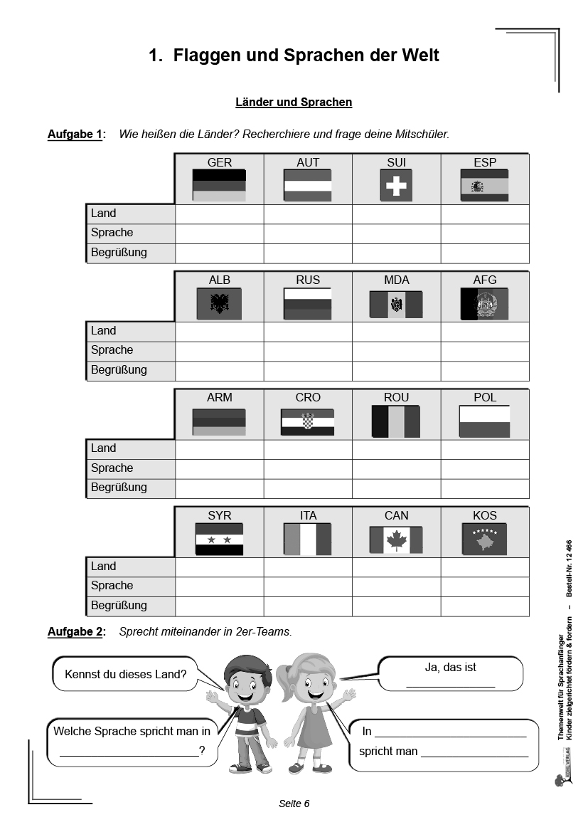 Themenwelt für Sprachanfänger