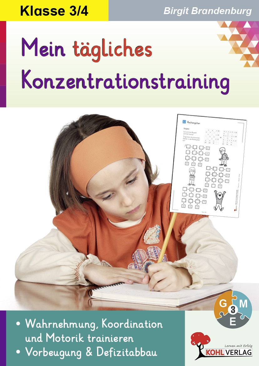 Mein tägliches Konzentrationstraining / Klasse 3-4