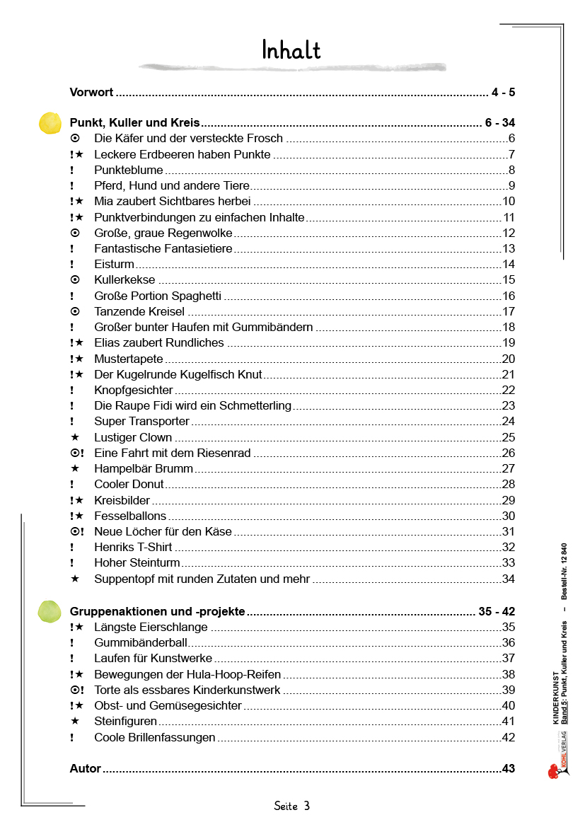 Kinderkunst / Band 5: Punkt, Kuller & Kreis