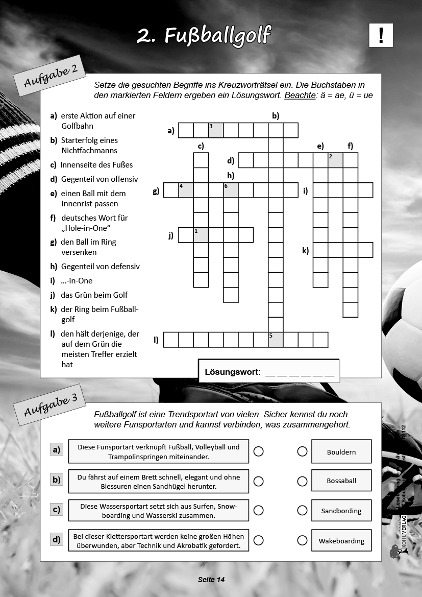Lesetraining in drei Niveaustufen / Klasse 9