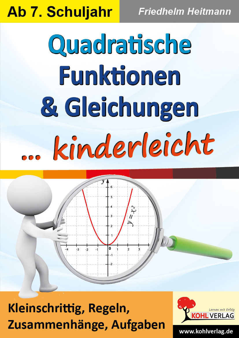 Quadratische Funktionen und Gleichungen kinderleicht