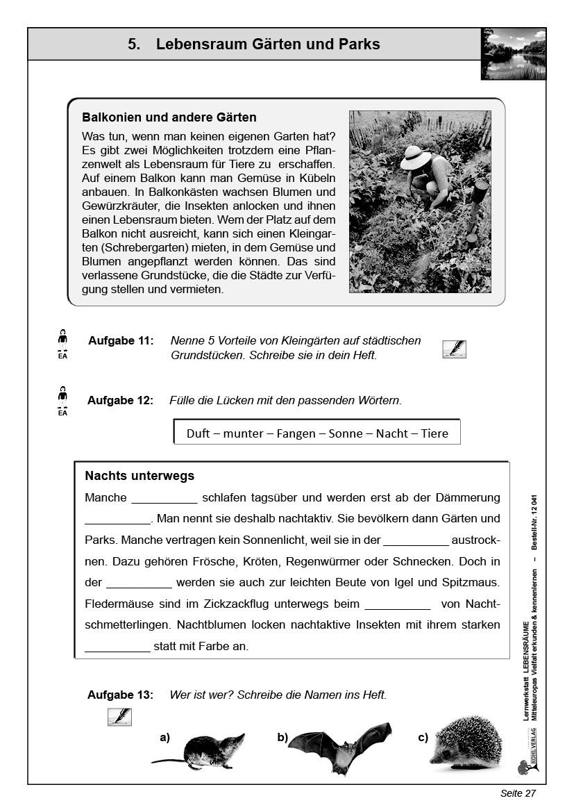 Lernwerkstatt Lebensräume