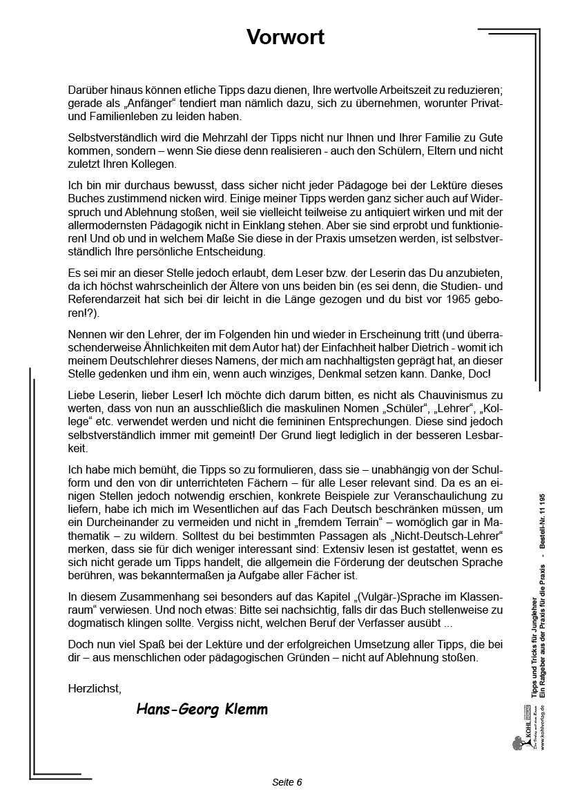 Tipps & Tricks für Junglehrer - Ein wertvoller Ratgeber aus der Praxis ...