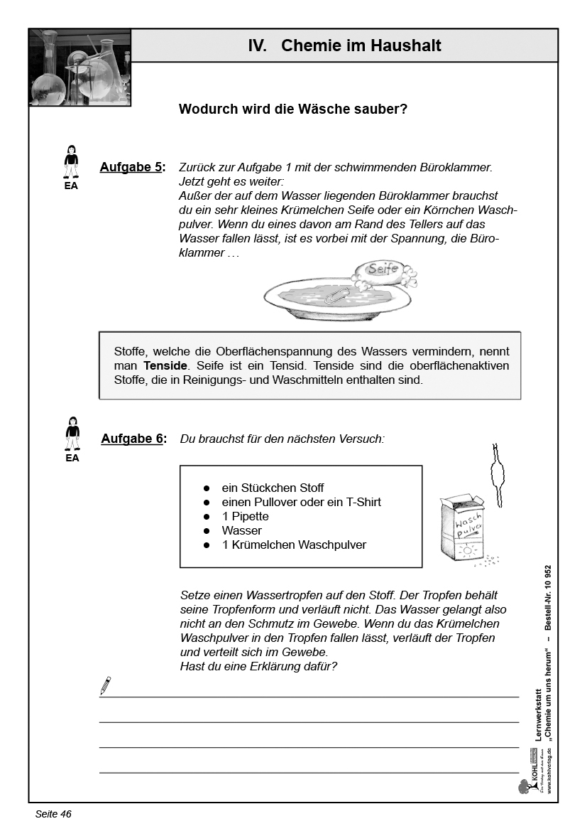 Lernwerkstatt Chemie um uns herum