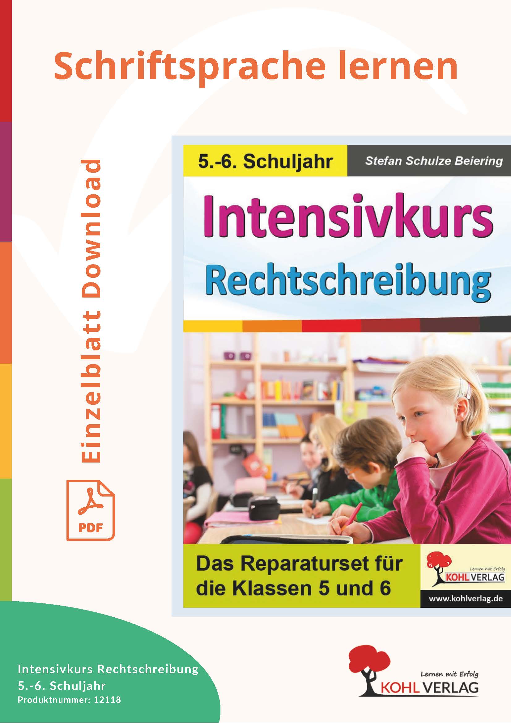 Intensivkurs Rechtschreibung 5/6: Schriftsprache lernen