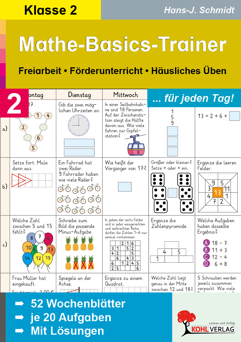Mathe-Basics-Trainer / Klasse 2