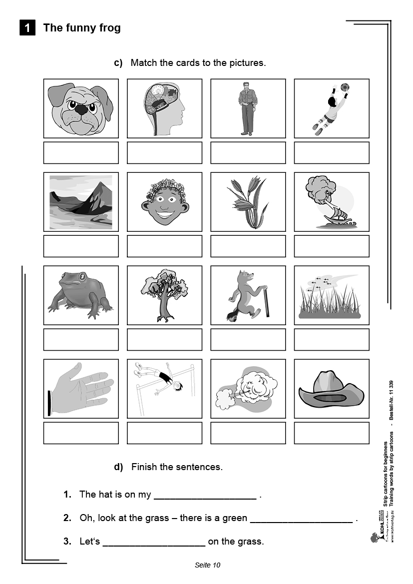 Englisch mit Bildergeschichten / Grundschule - Wortschatz trainieren & kreatives Schreiben