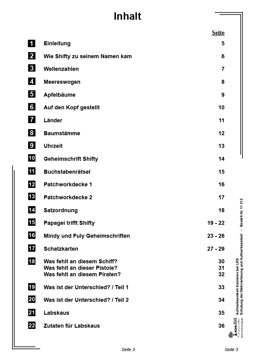 Aufmerksamkeit trainieren bei LRS