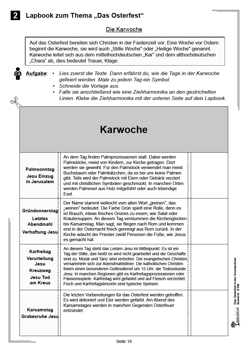 Das Osterfest in der Grundschule