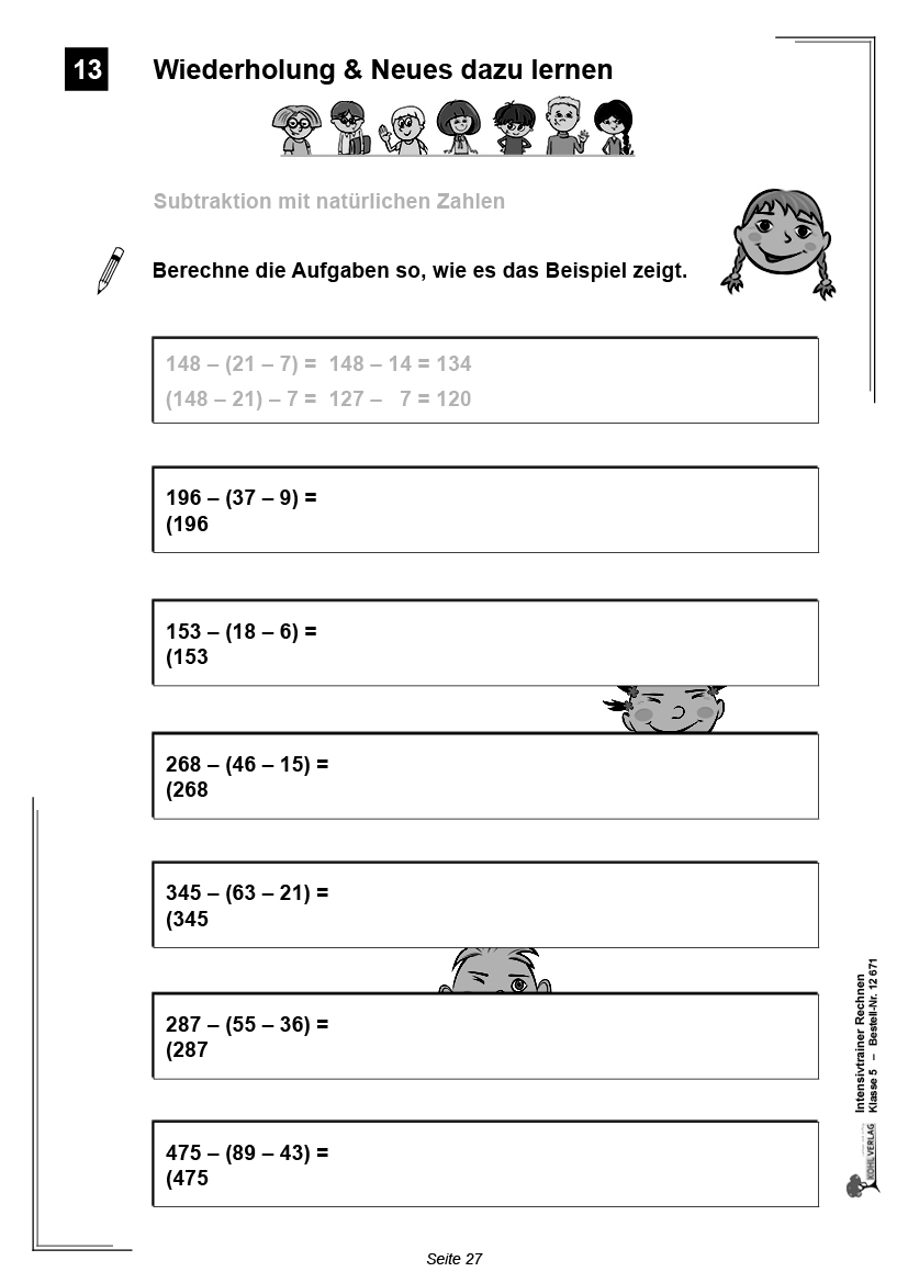 Intensivtrainer Rechnen / Klasse 5
