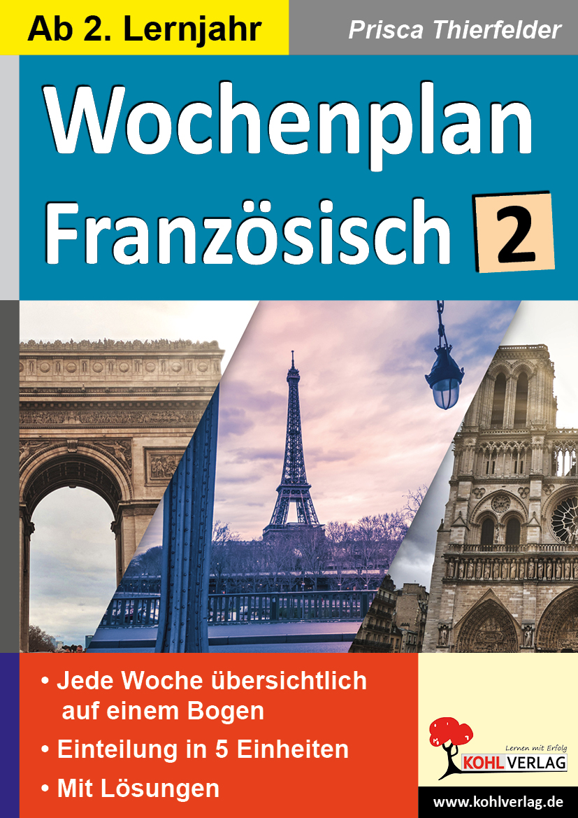 Wochenplan Französisch / ab 2. Lernjahr