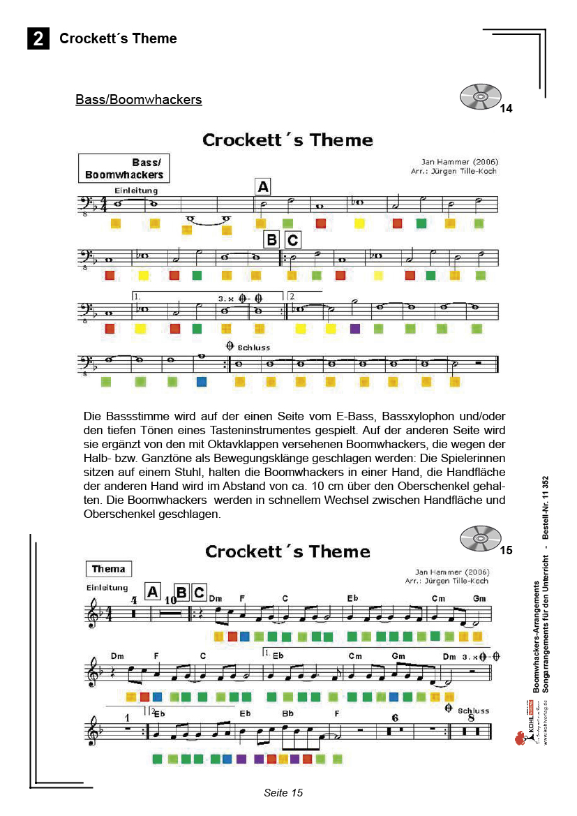 Boomwhackers-Arrangements