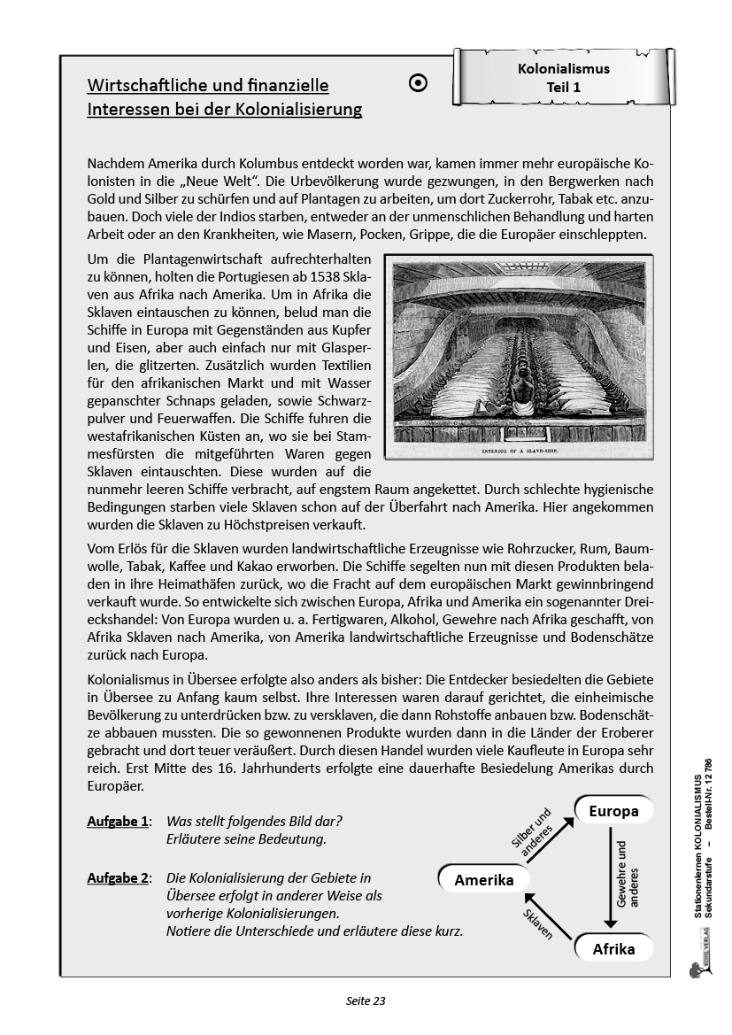 Stationenlernen Kolonialismus