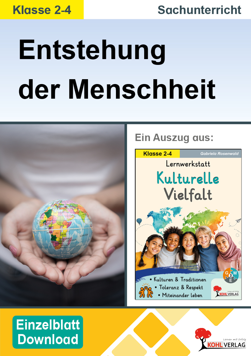 Lernwerkstatt Kulturelle Vielfalt / Die Entstehung der Menschheit