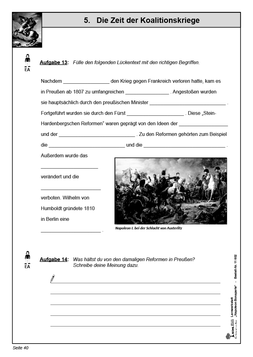 Lernwerkstatt Napoleon Bonaparte Lernwerkstatt Napoleon Bonaparte