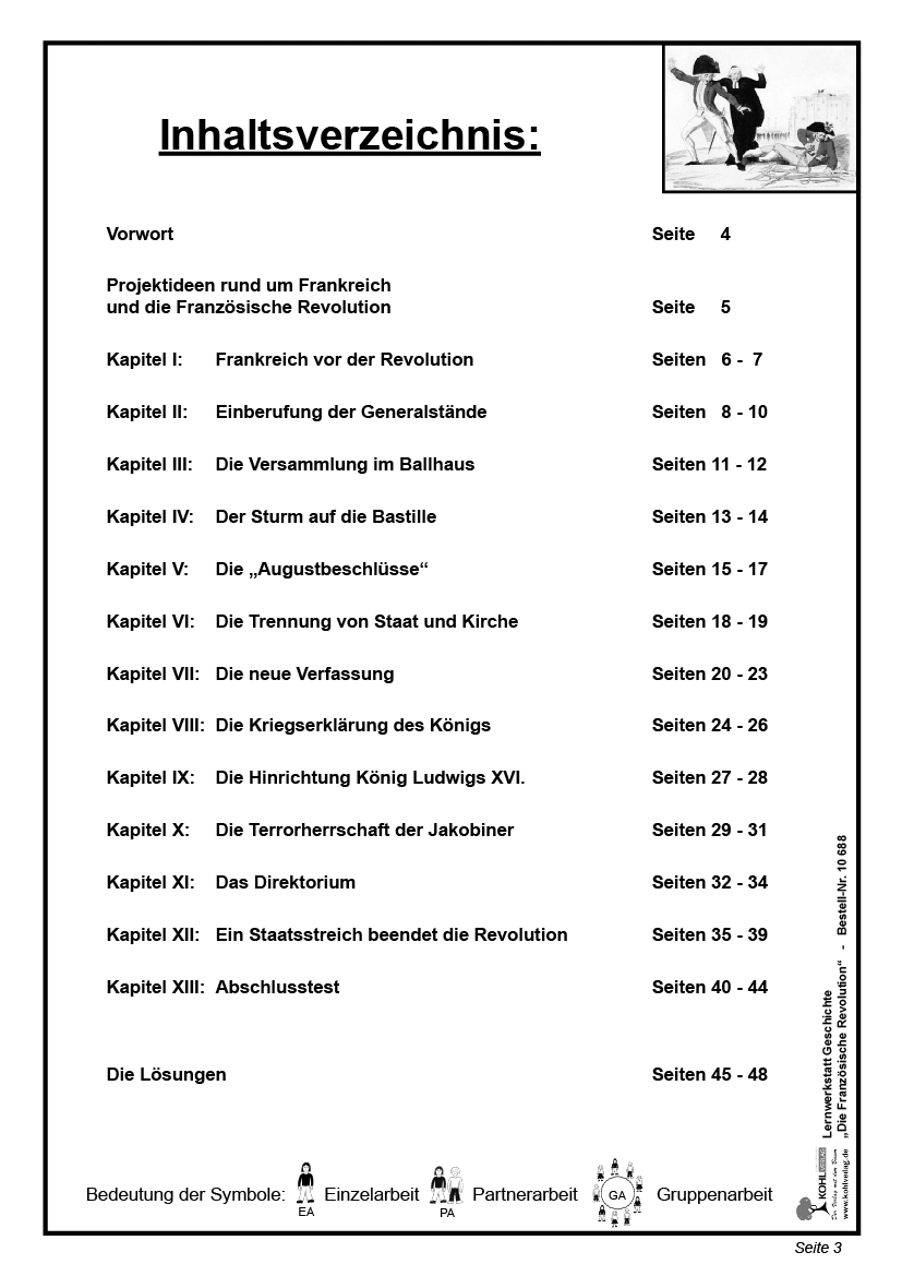 Lernwerkstatt Die Französische Revolution