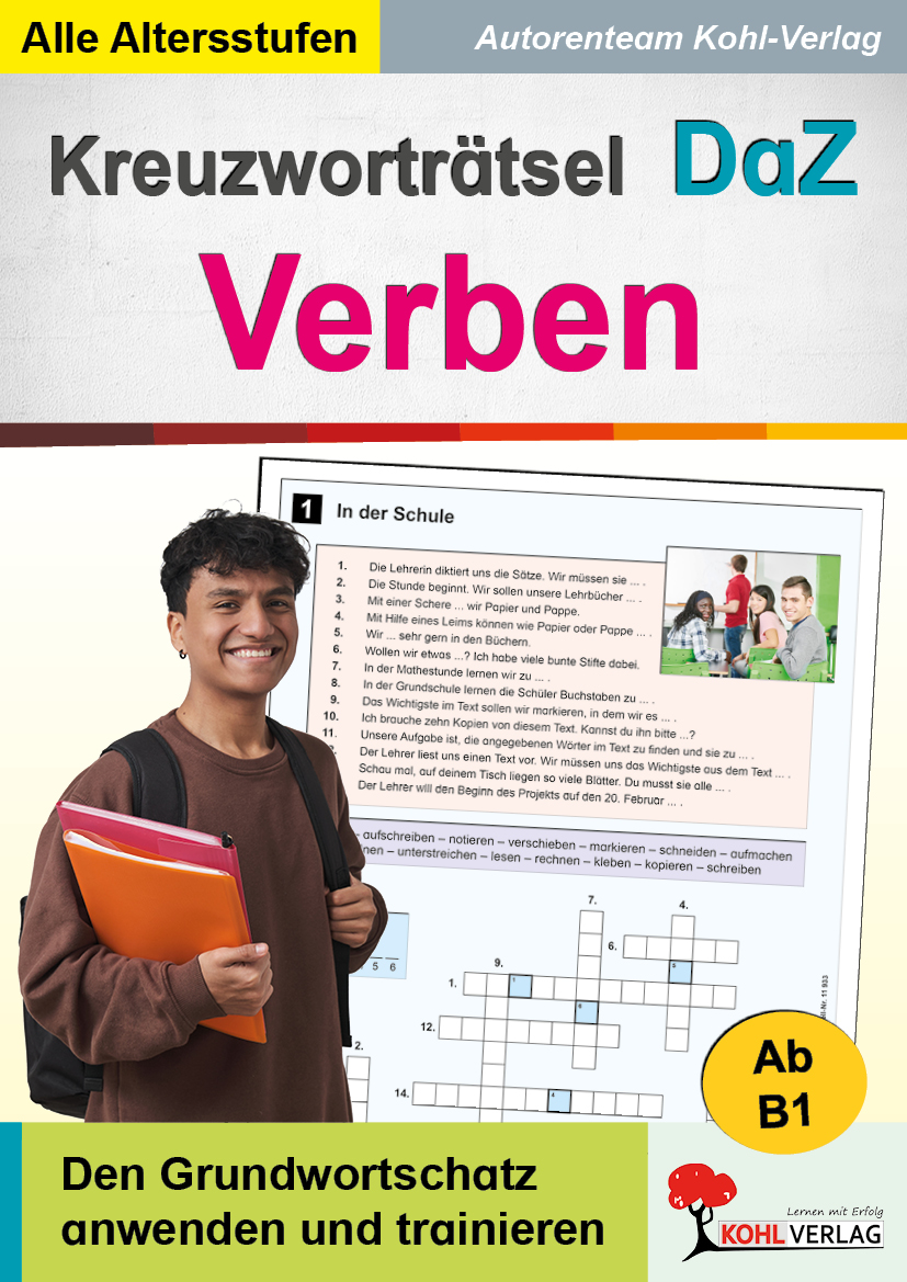 Kreuzworträtsel DaZ - Verben