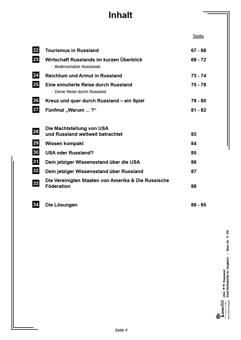 USA vs. Russland Zwei Weltmächte im Vergleich