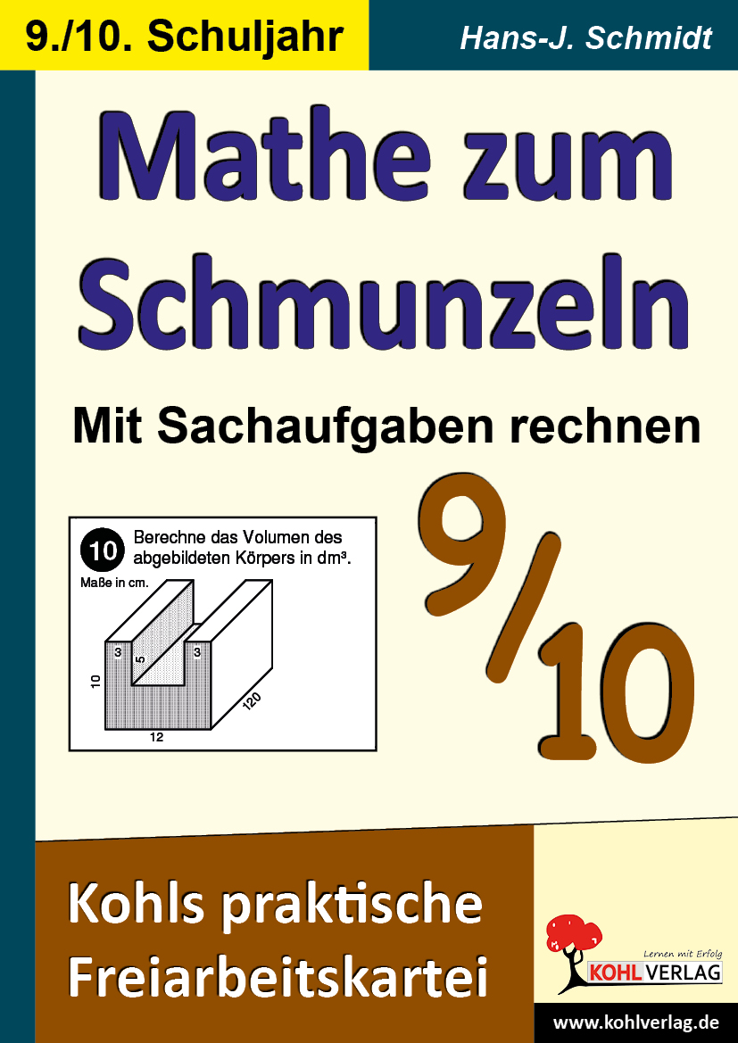 Mathe zum Schmunzeln - Sachaufgaben, 9.-10. Schuljahr