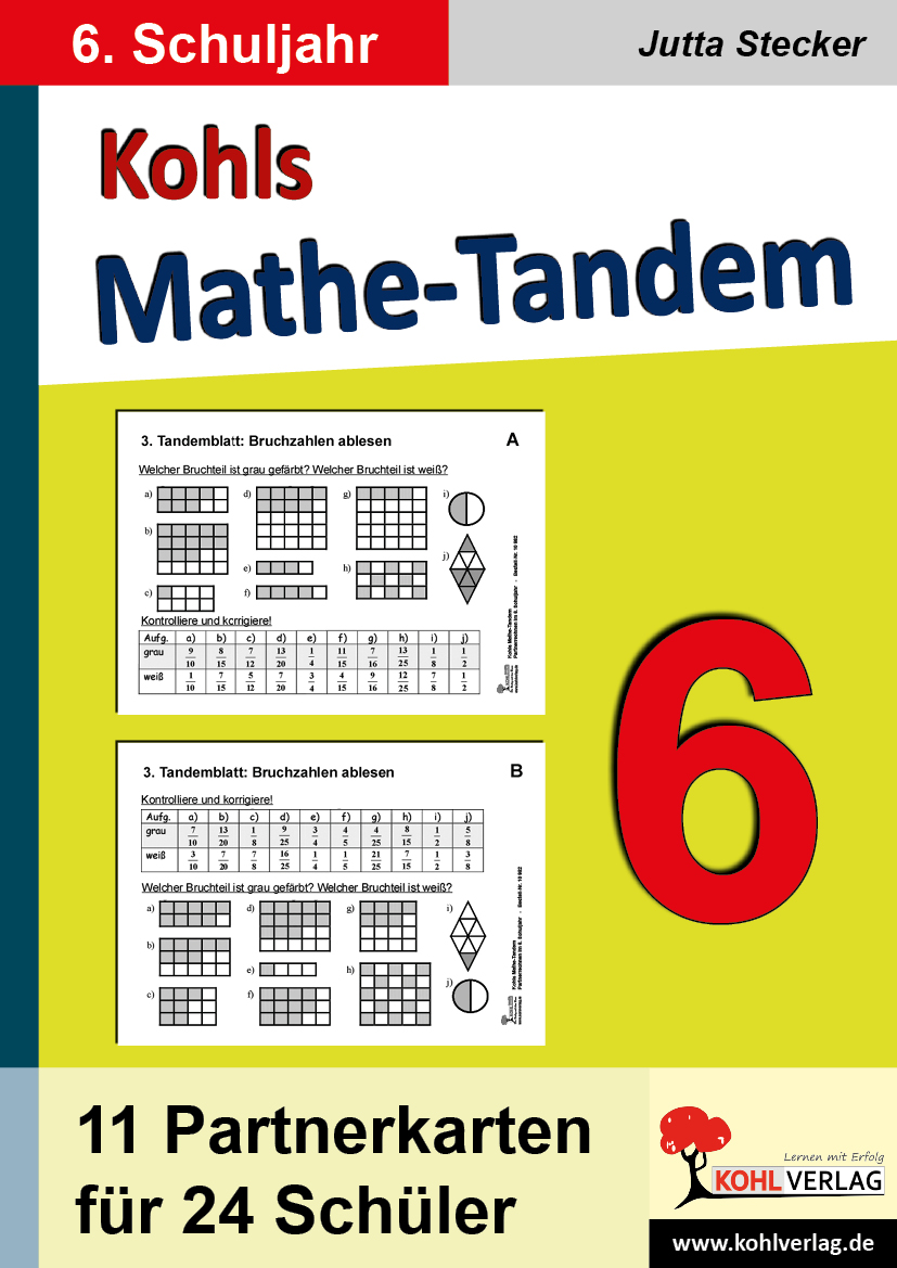 Kohls Mathe-Tandem / Klasse 6 Kohls Mathe-Tandem / Klasse 6