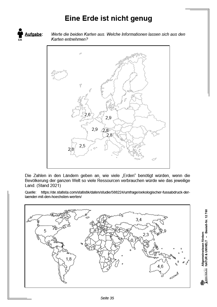 Allgemeinwissen fördern NATUR & UMWELT