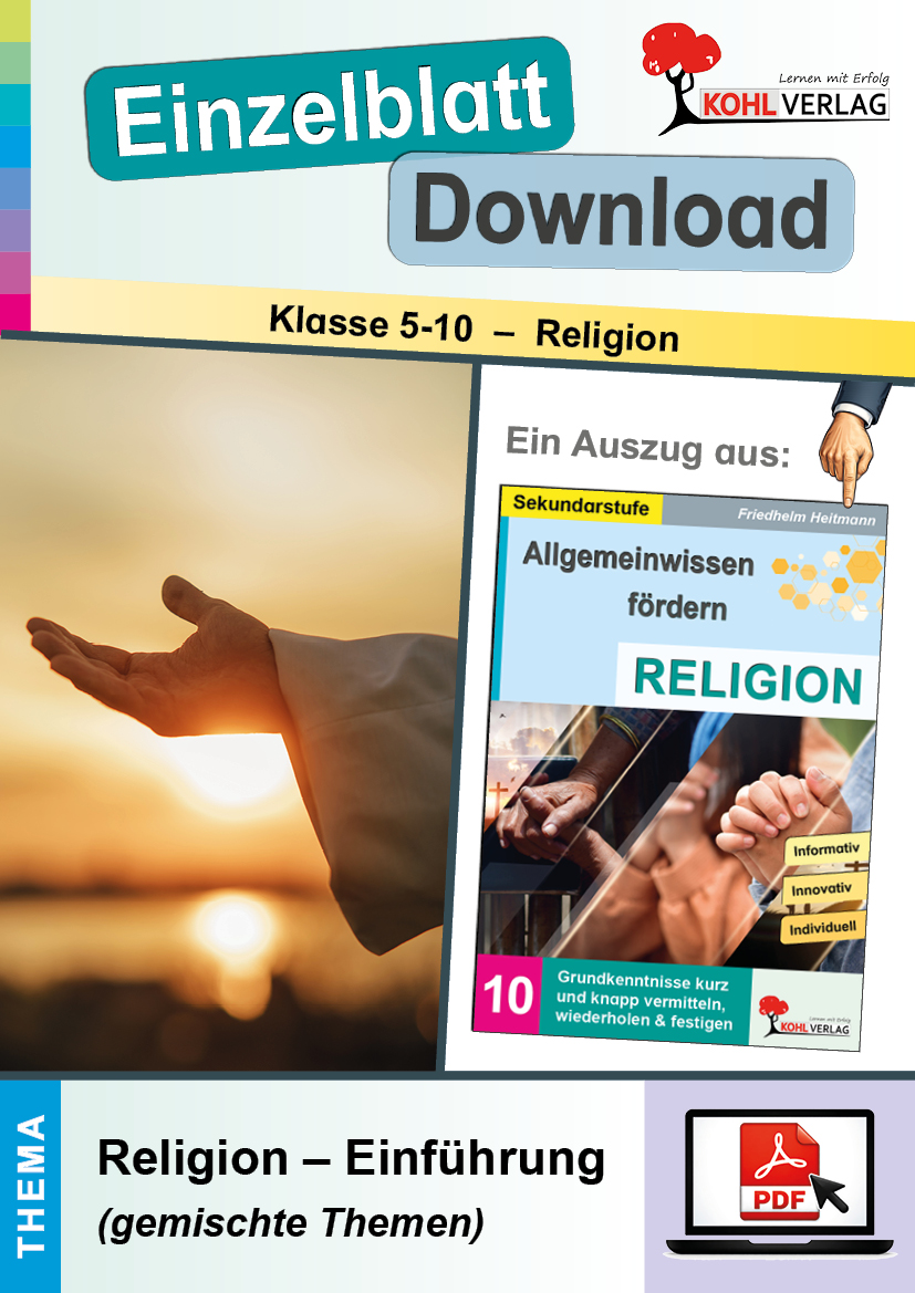 Allgemeinwissen fördern RELIGION / Einführung (gemischte Themen)