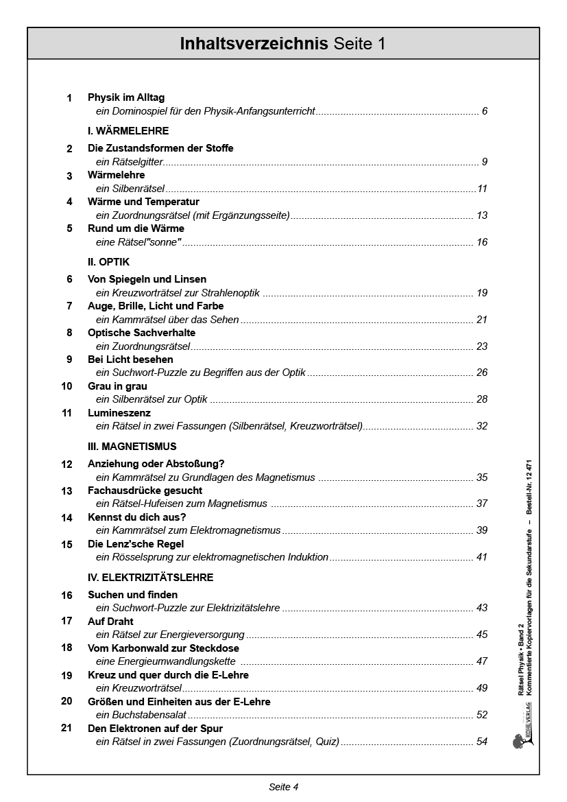 Rätsel Physik / Band 2