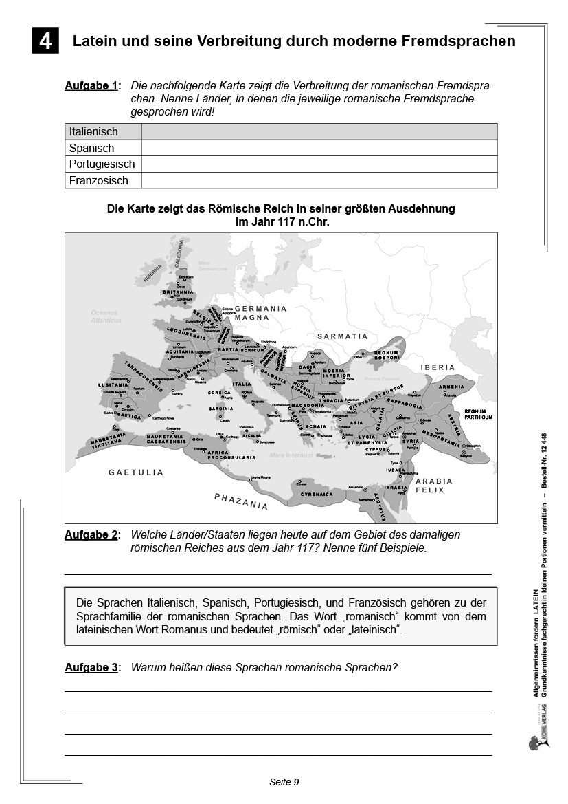 Allgemeinwissen fördern LATEIN