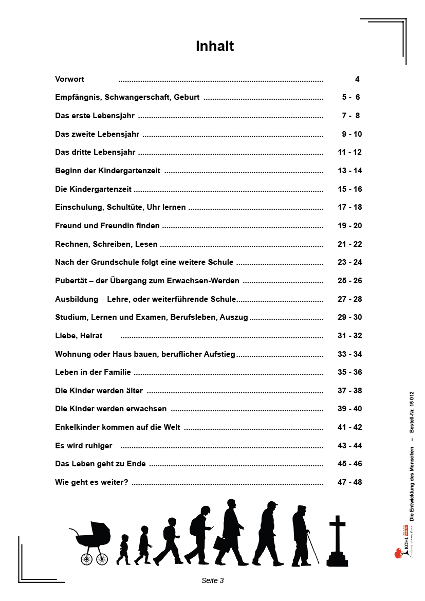 Die Entwicklung des Menschen