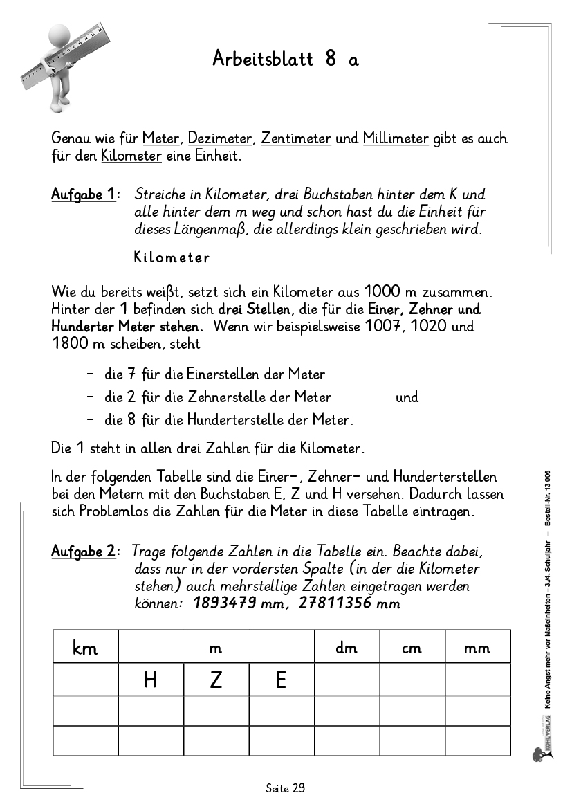 Keine Angst mehr vor Maßeinheiten