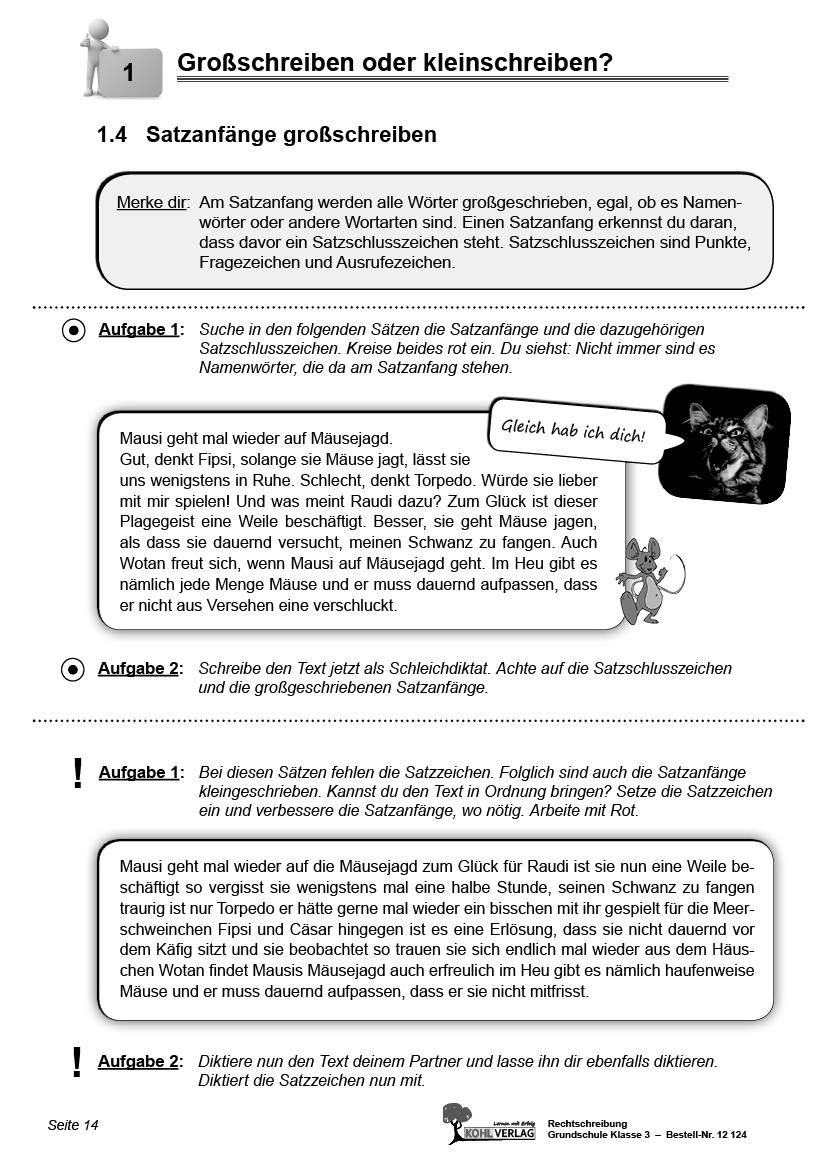 Rechtschreibung für die Grundschule / Klasse 3