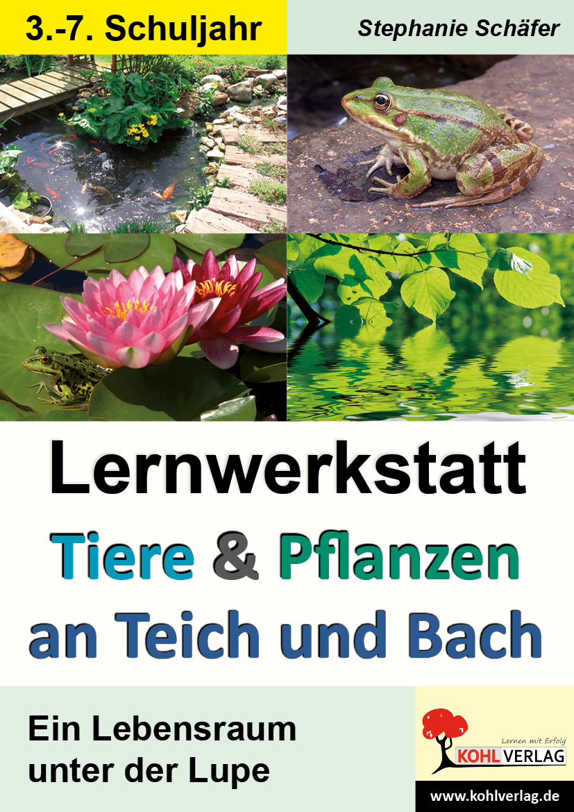 Lernwerkstatt Tiere & Pflanzen an Teich und Bach