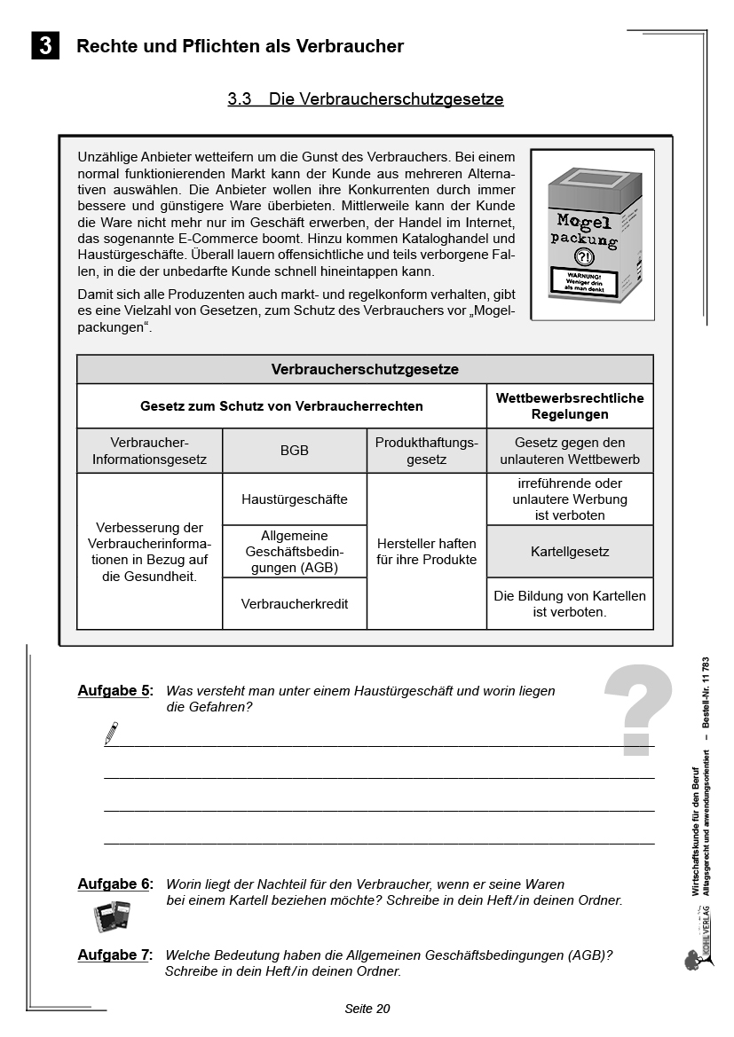 Wirtschaftskunde für den Beruf