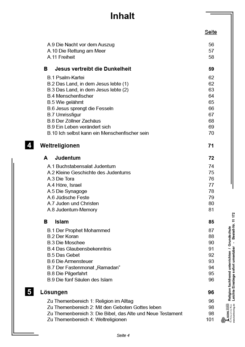 Religion fachfremd unterrichten / Grundschule