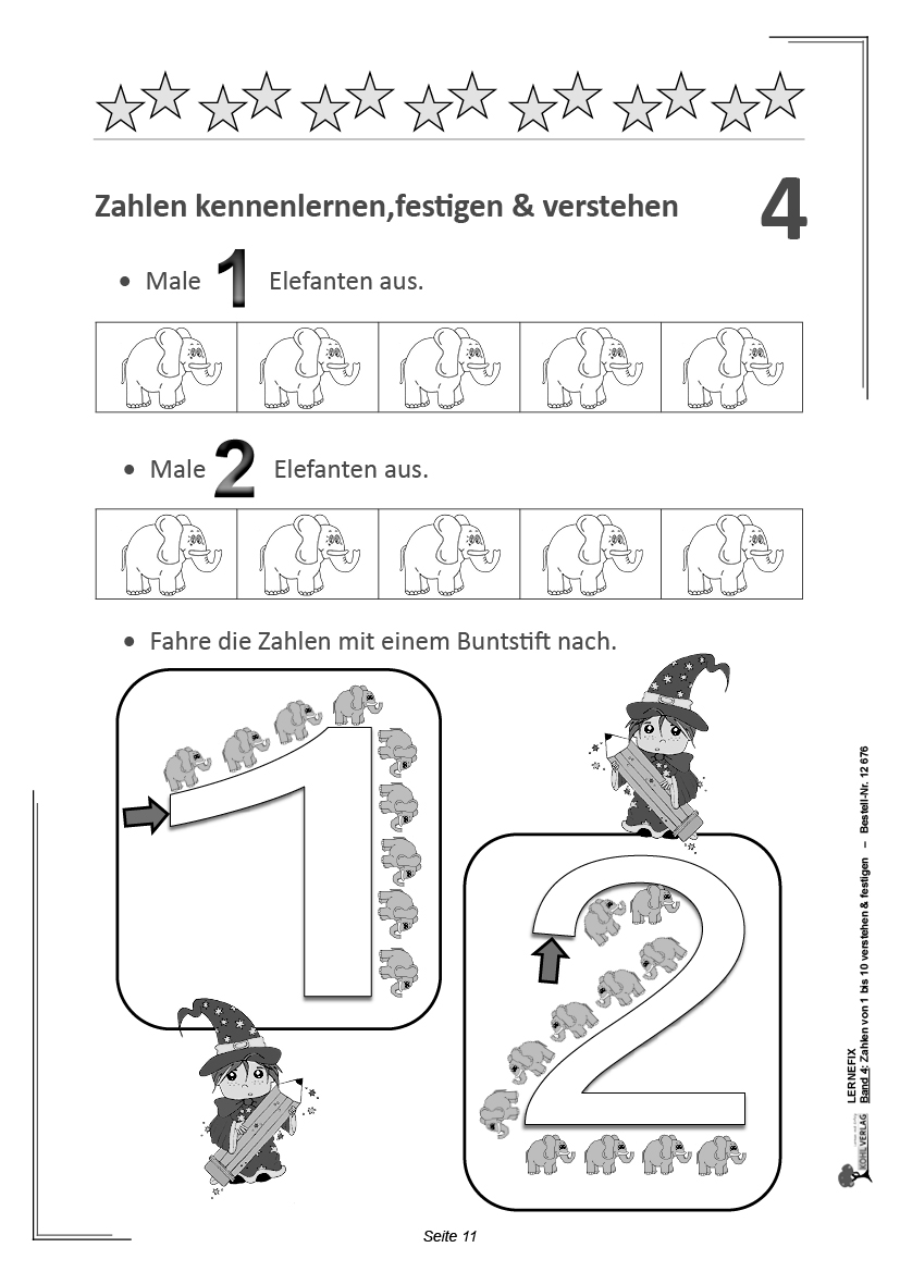 Lernefix / Band 4: Zahlen von 1 bis 10 verstehen & festigen