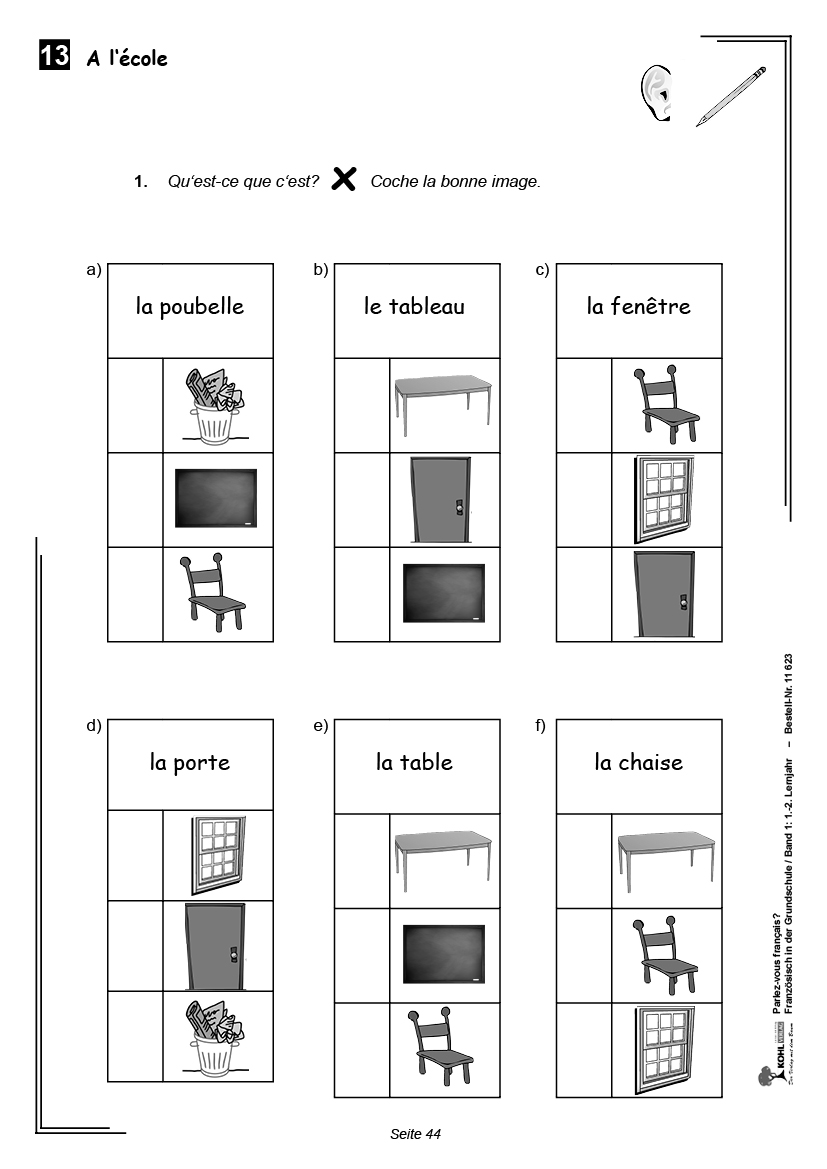 Parlez-vous francais? / 1.-2. Schuljahr