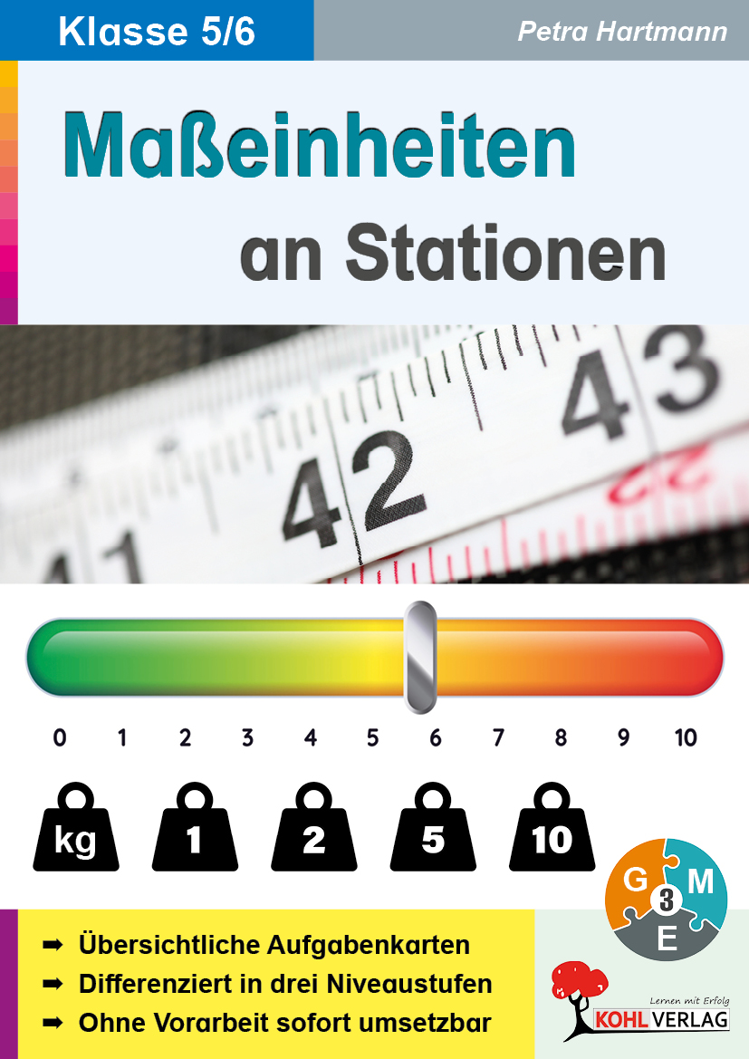 Maßeinheiten an Stationen / Klasse 5-6