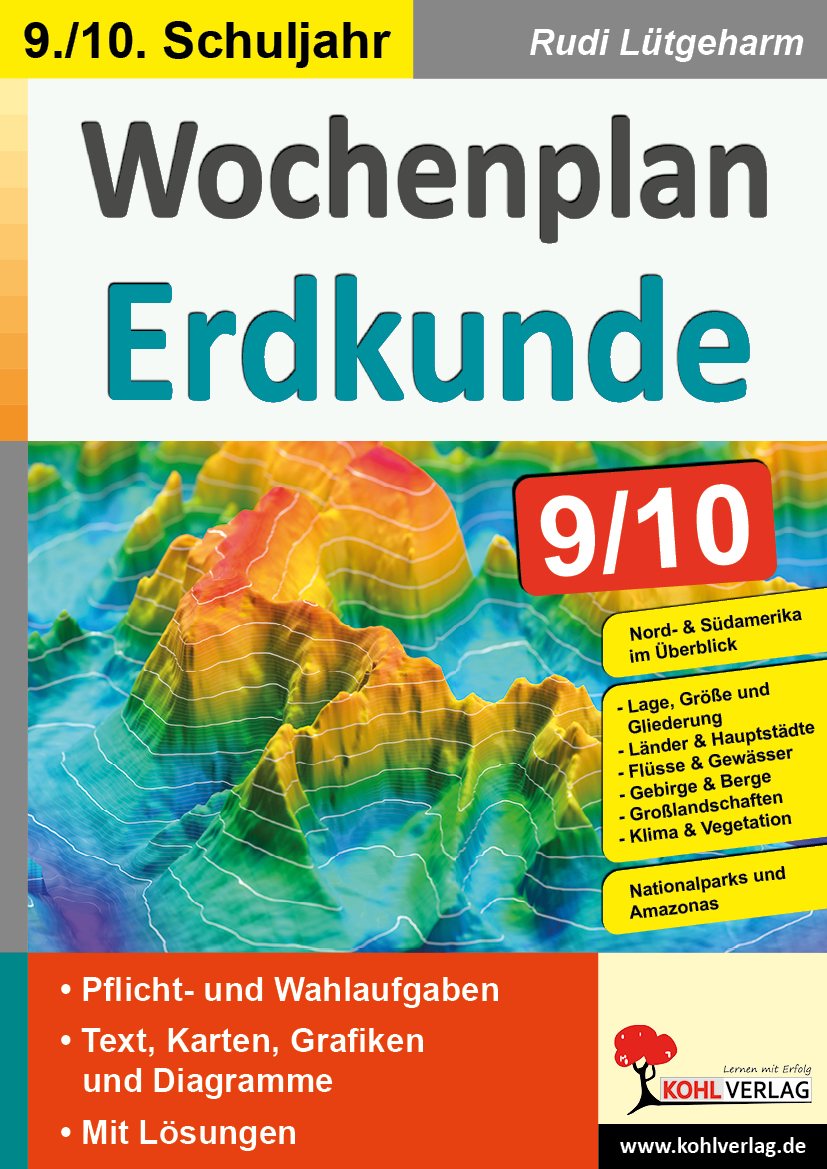 Wochenplan Erdkunde / Klasse 9/10