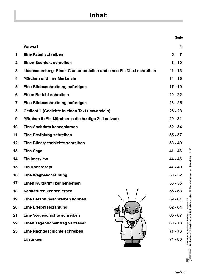 1350 Minuten Freies Schreiben / Klasse 5-6