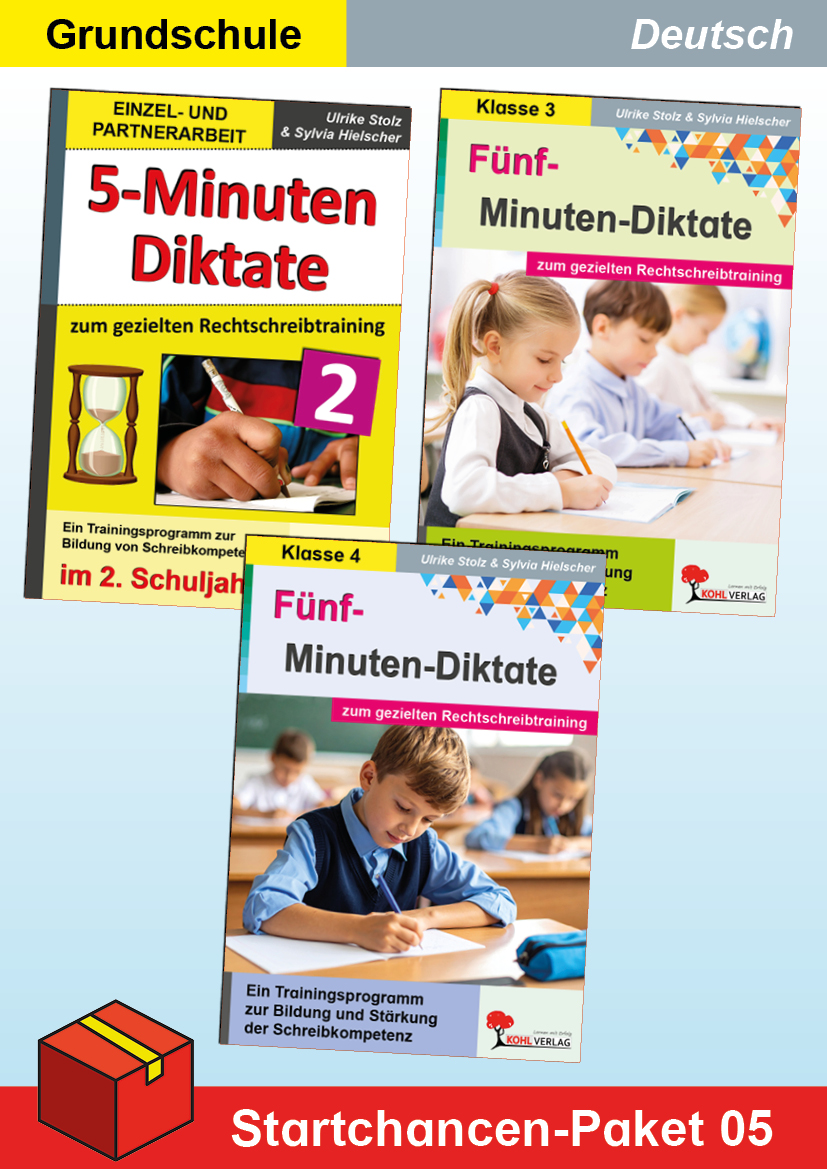 Startchancen-Paket 05 (Deutsch GS): Fünf-Minuten-Diktate