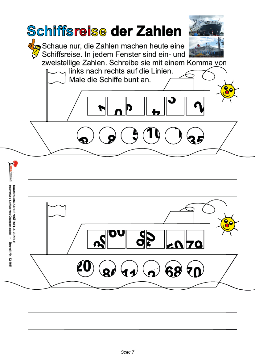 Kunterbunte Zahlenrätsel & -spiele