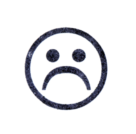 Smiley-Stempel 'traurig' Smiley-Stempel 'traurig'