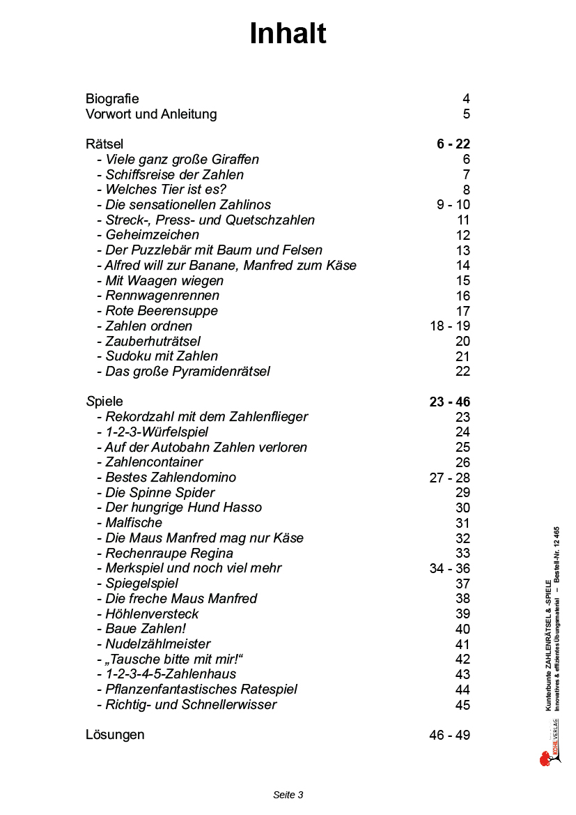 Kunterbunte Zahlenrätsel & -spiele