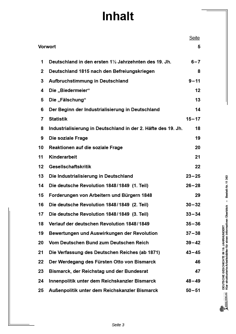 Deutsche Geschichte im 19. Jahrhundert