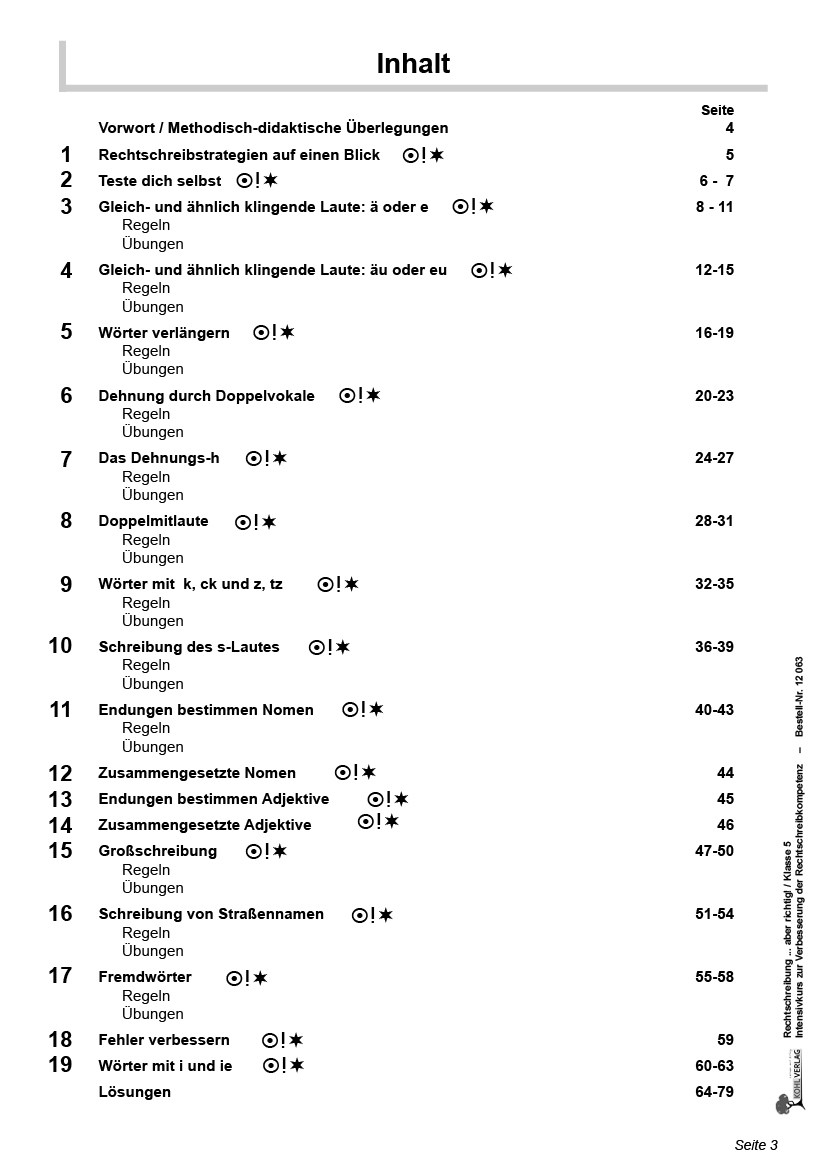 Rechtschreibung ... aber richtig! / Klasse 5