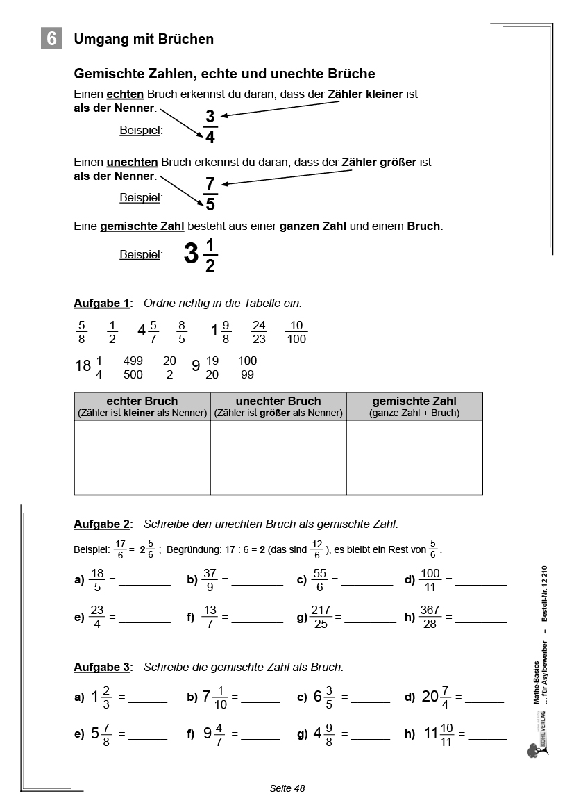 Mathe-Basics ... für Asylbewerber