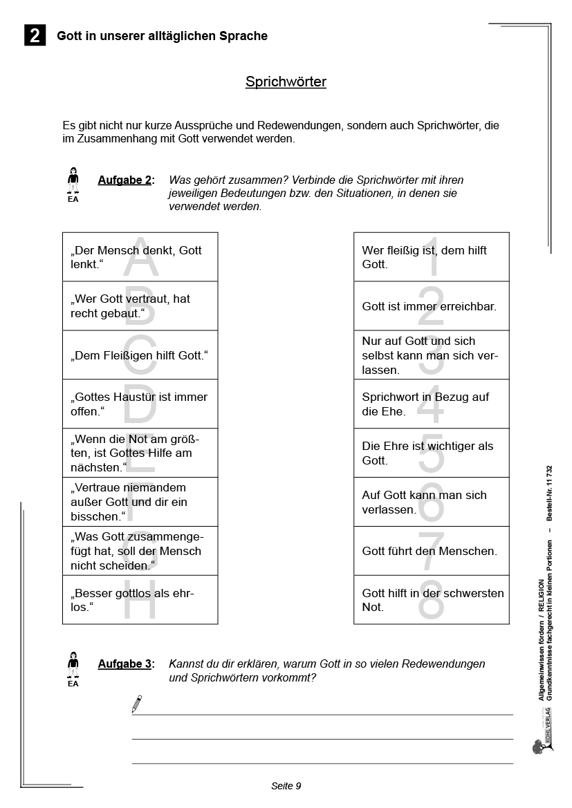 Allgemeinwissen fördern RELIGION